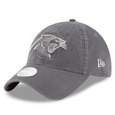 Women's Carolina Panthers New Era Graphite Preferred Pick 9TWENTY Adjustable Hat 2807477